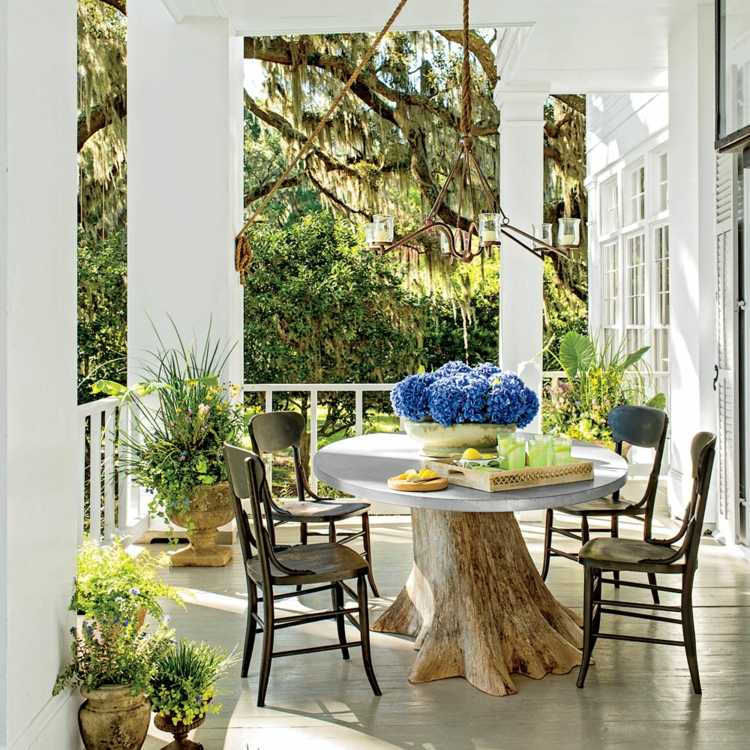 deco veranda original table idea