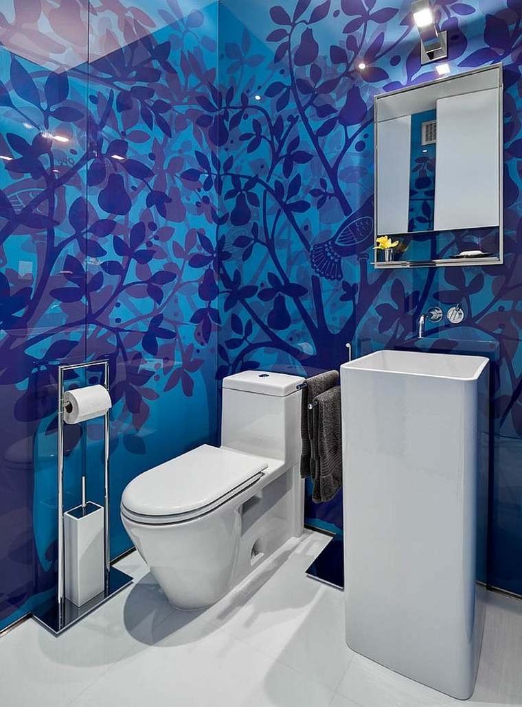 warna tandas deco idea biru