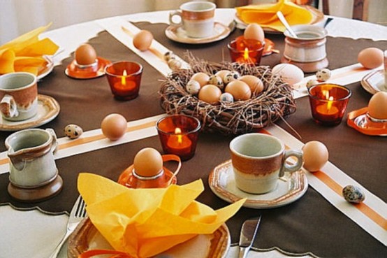 elegant easter decor beautiful table