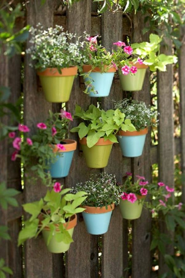 outdoor garden decor flower pots