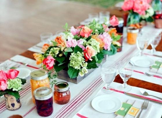 decor table spring idea