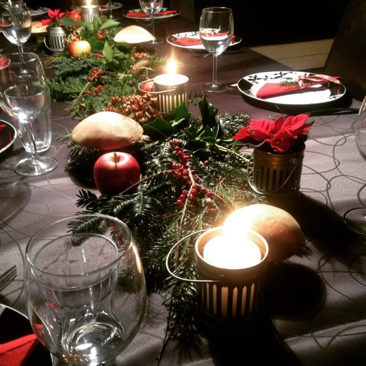 DIY dekoration julbord