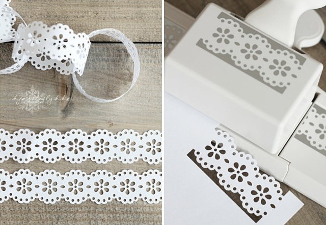 christmas decoration garland lace DIY