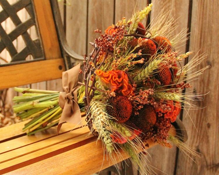 autumn decoration bouquet bunch