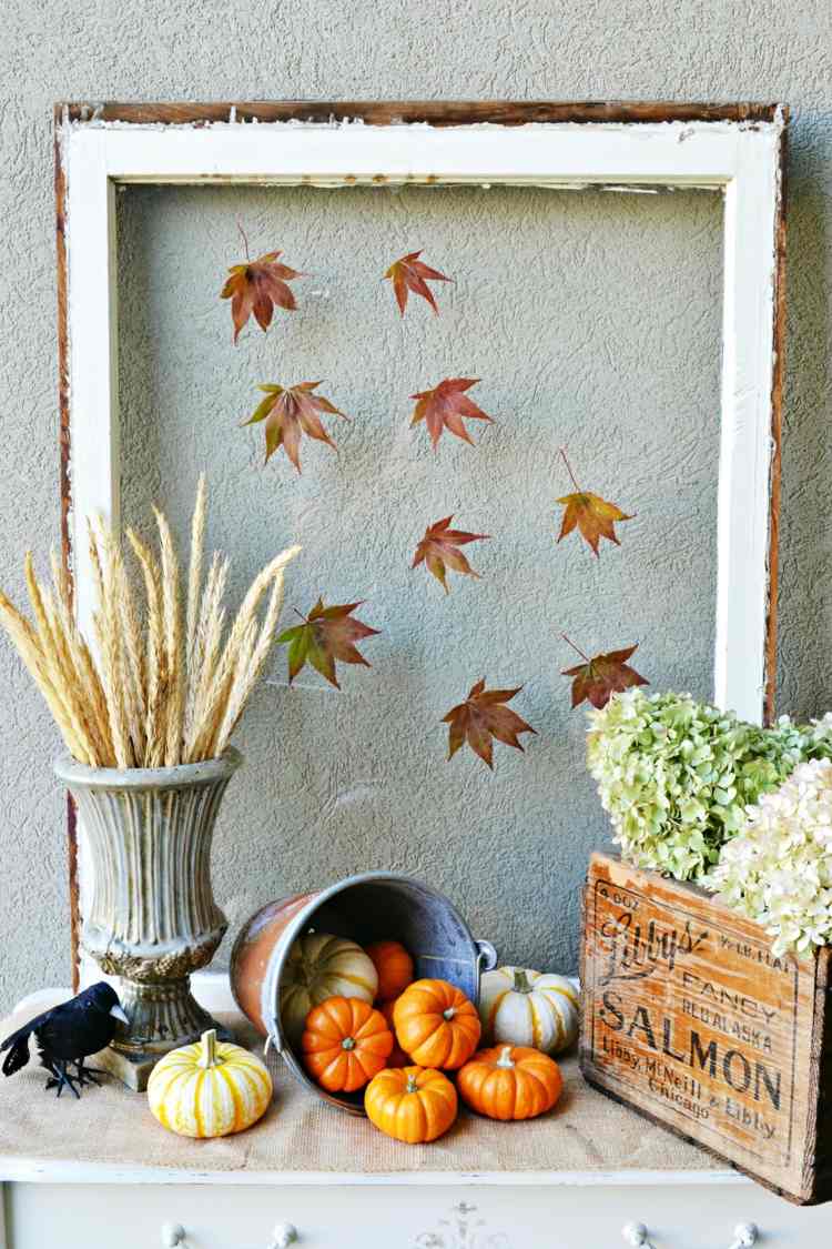 autumn decoration pumpkins