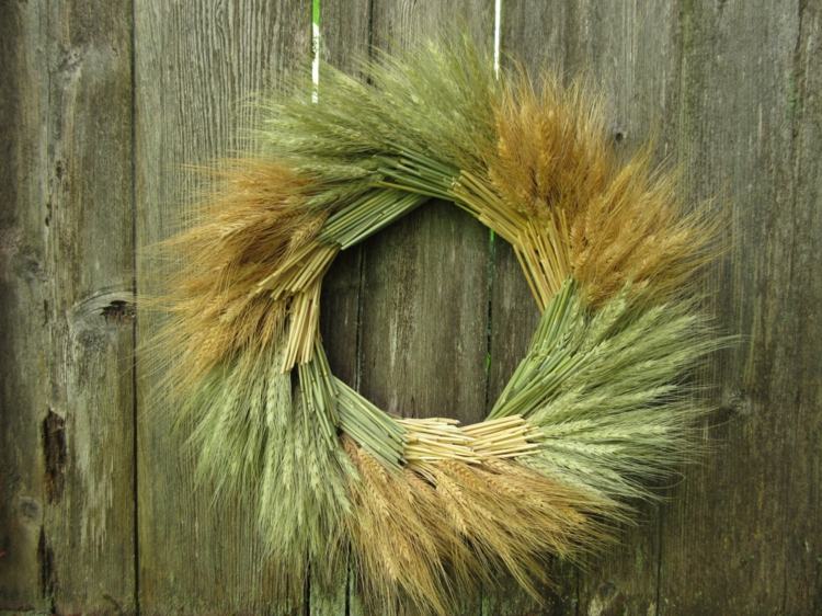 autumn wreath decoration