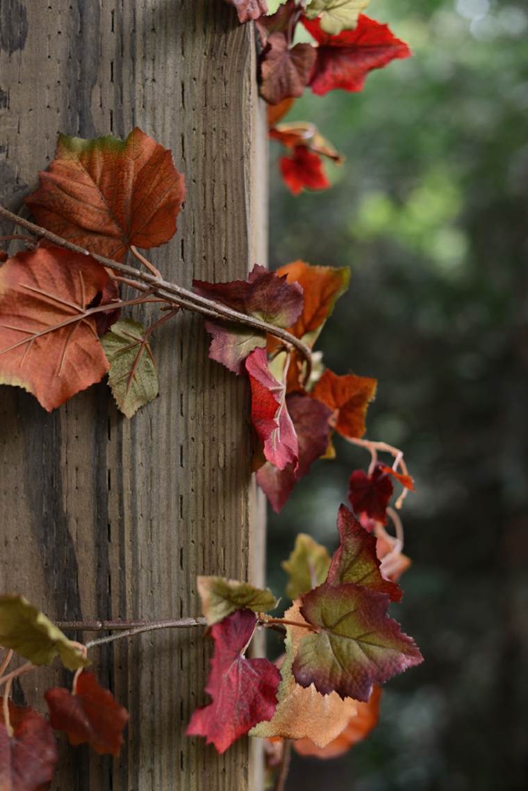 decorate space idea leaves autumn diy easy garland ideas