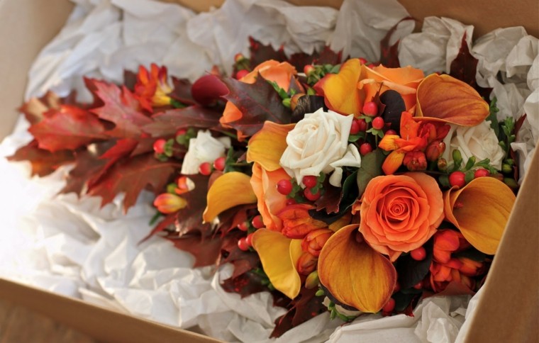 decoration flowers idea autumn original flowers