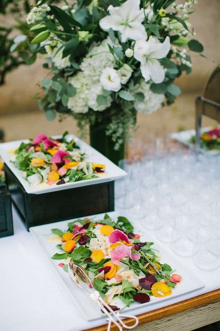 dekorasjon-bohem-chic bryllup-tabellen buffet