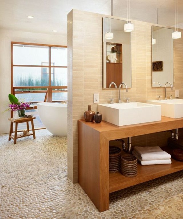 wooden decoration bathroom bath