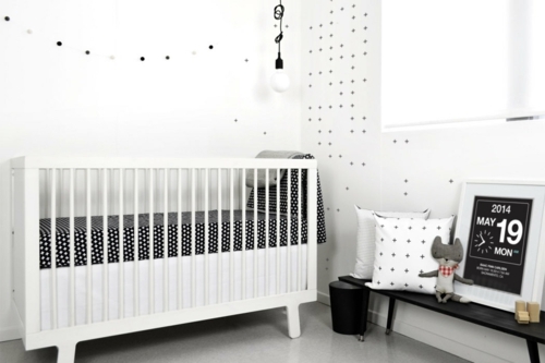 Baby Girl Bedroom Decoration Ideas In Black And White A Spicy Boy