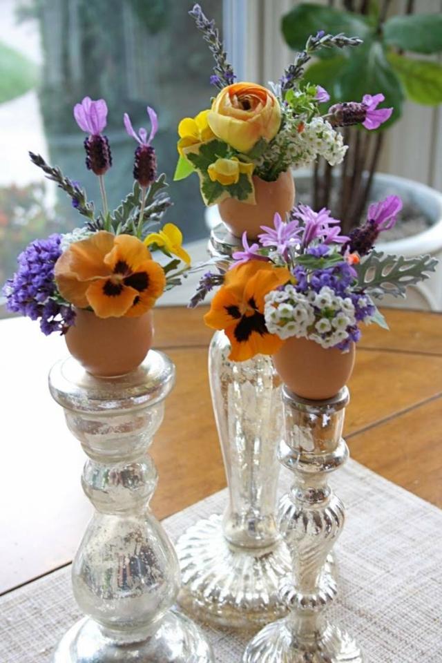 decoration chic vases eggs