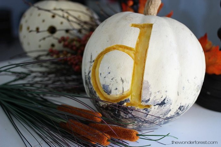 decoration halloween pumpkin white idea