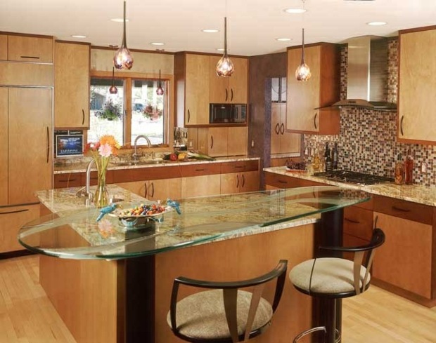 kitchen countertop decoration