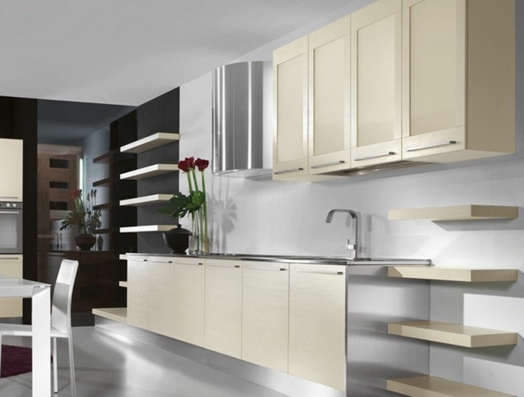 open kitchen decoration white