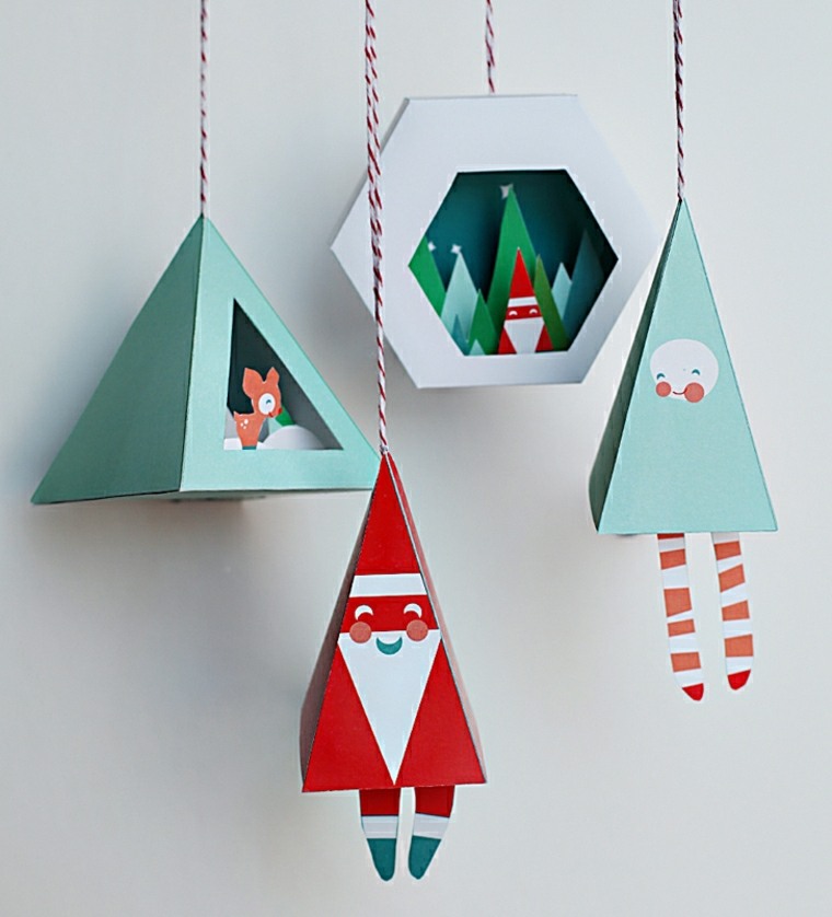 christmas decoration to manufacture idea original cardboard suspension design