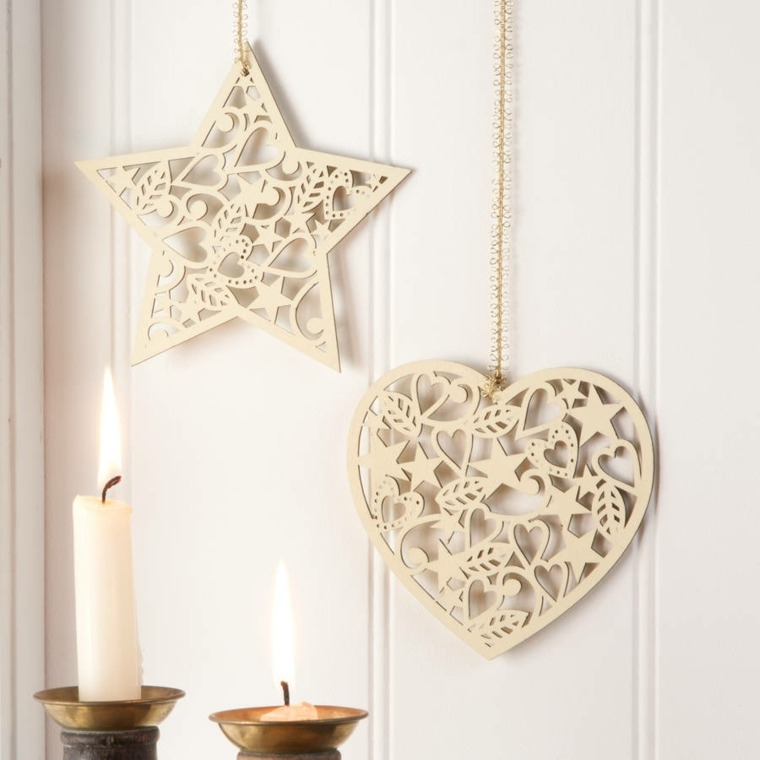 Christmas decoration to make wooden idea hanging star wooden