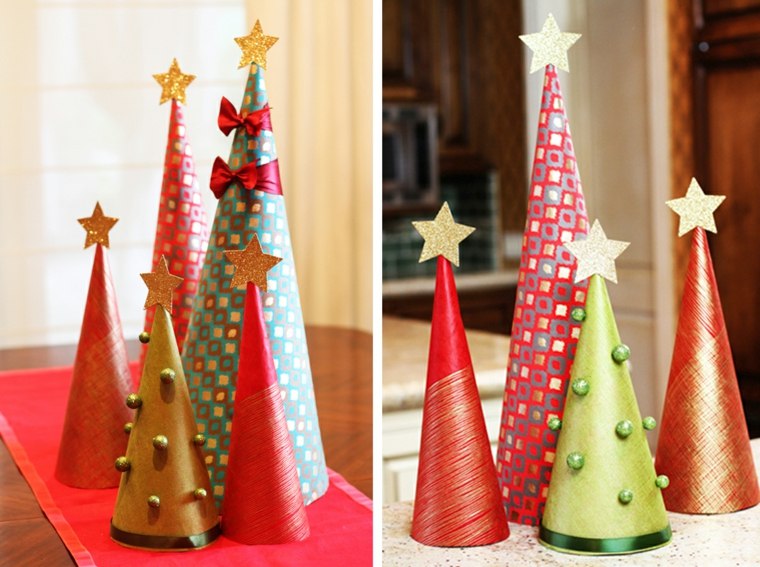 christmas decoration paper easy star deco idea cheap