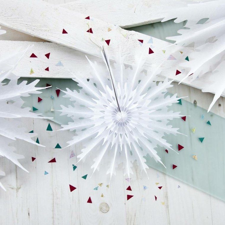 christmas decoration paper star snowflake original idea