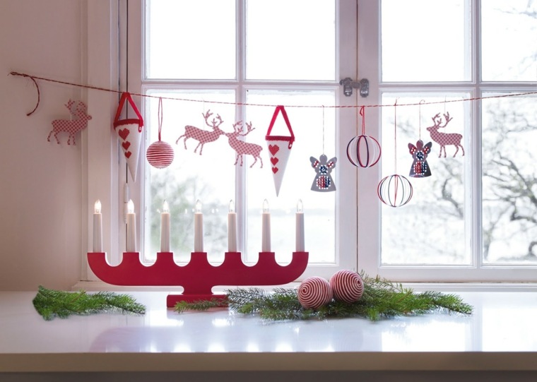 christmas decoration paper garland original cheap deco candle party