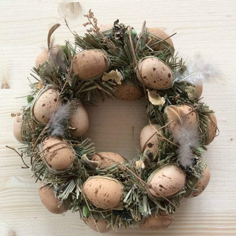 Easter decoration Ideas wreaths Eggs