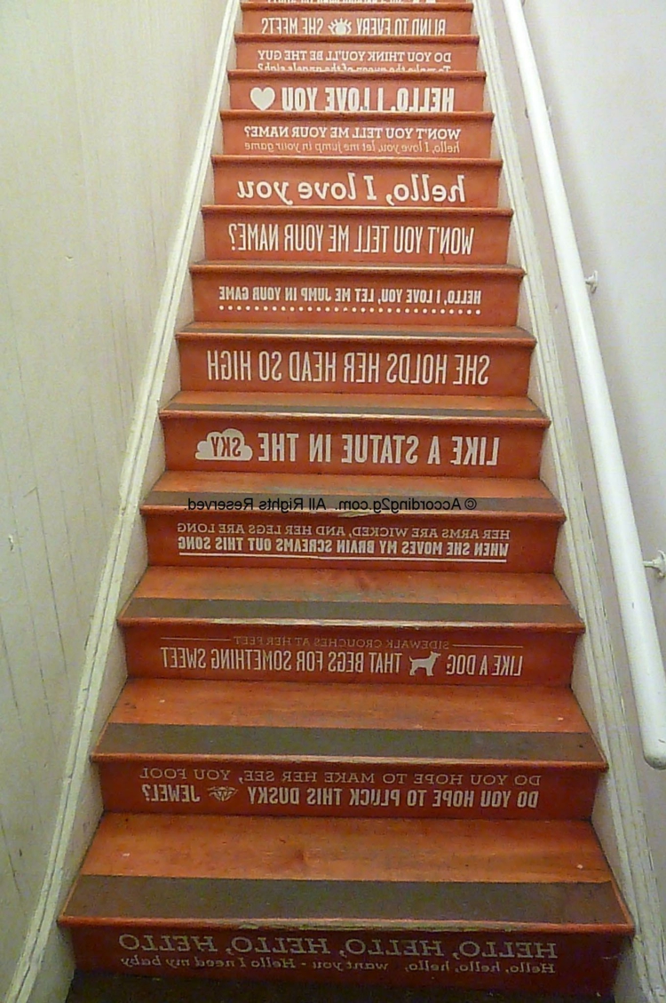 decoration stairs stickers- esign