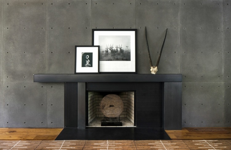 decoration ete modern fireplace