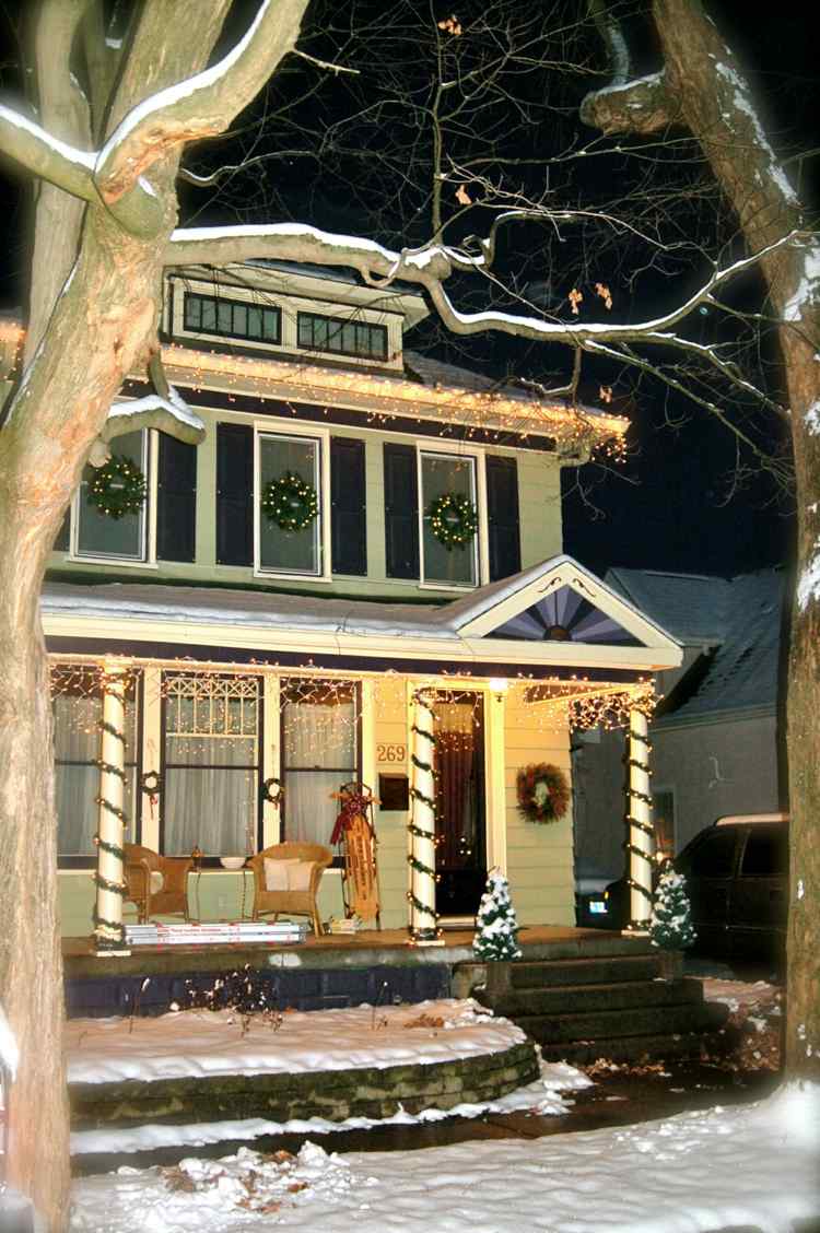 outdoor decoration christmas house idea