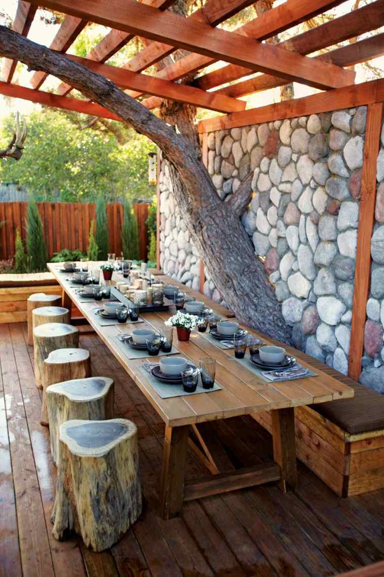 outdoor decoration dining area