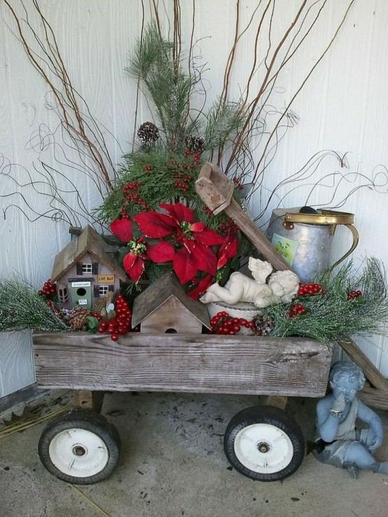 outdoor decoration christmas veranda