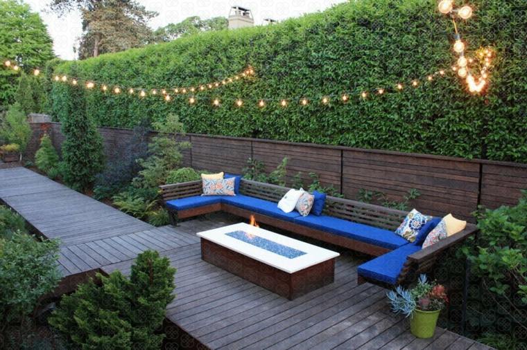 decor terrace outdoor lighting garland