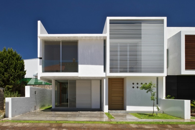 white modern house decoration