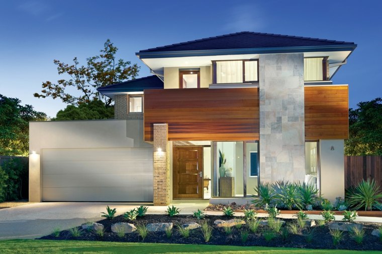 modern house facade decoration