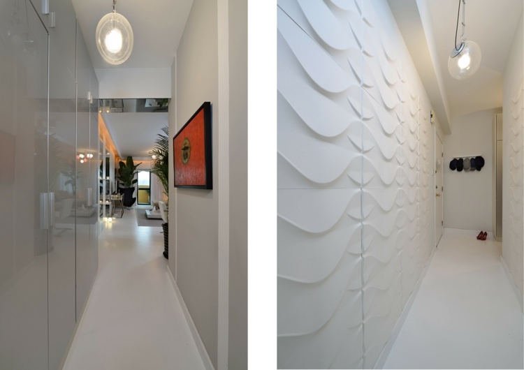 decoration feng shui hallway white design