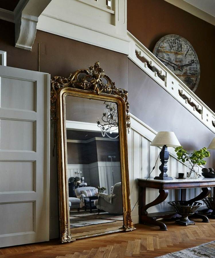 decoration feng shui hallway large mirror