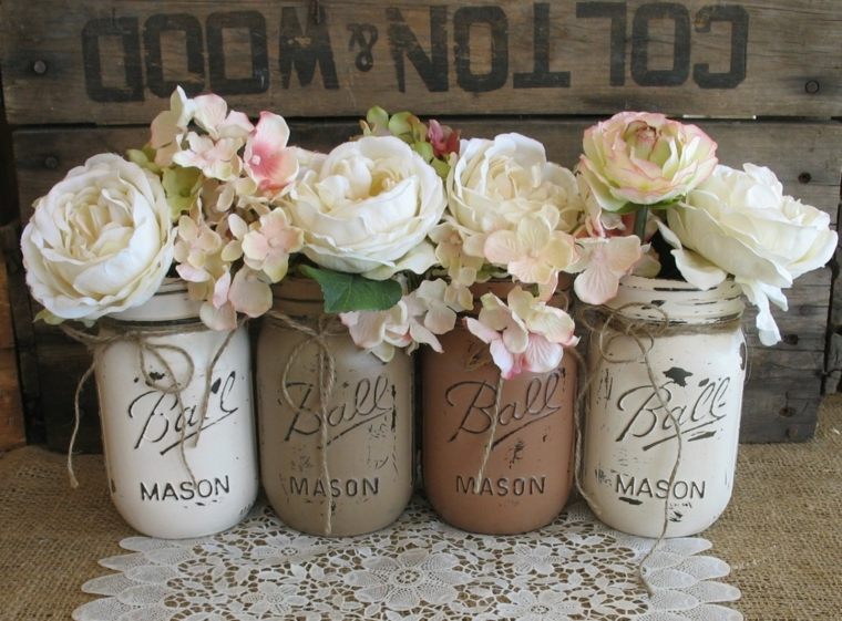 vintage style flowers decoration