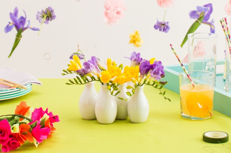 floral decoration dining table