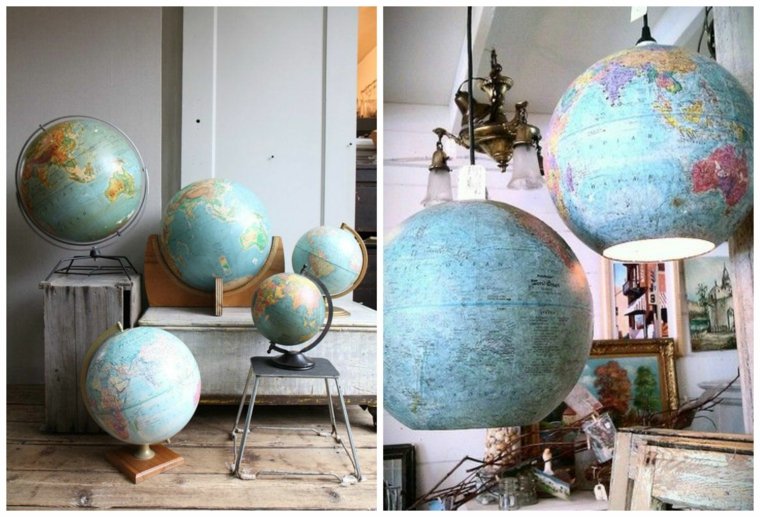 interior decor idea globe modern earth