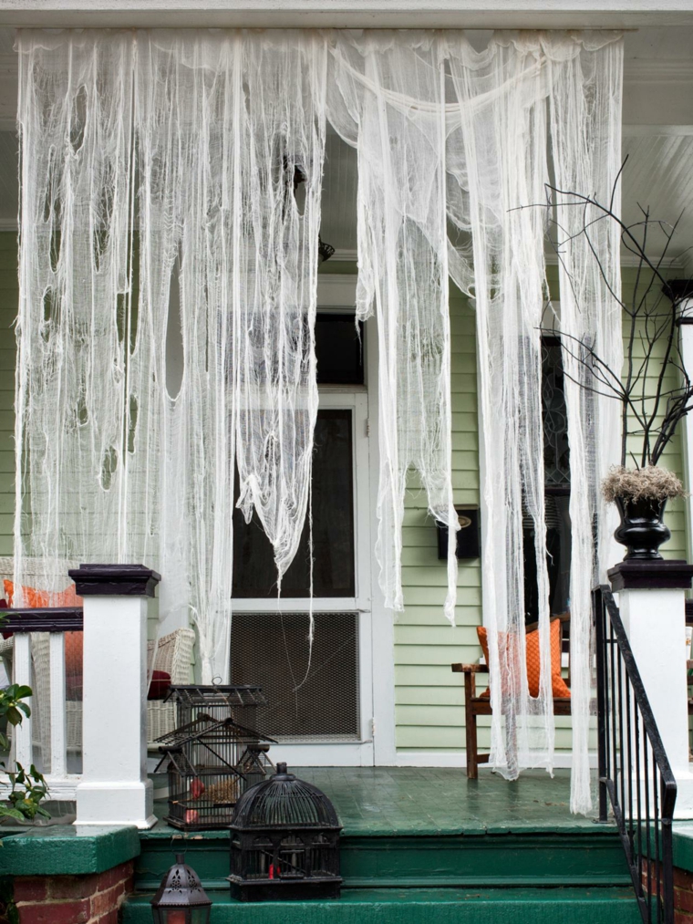 halloween deco terrace idea rumah halloween mudah