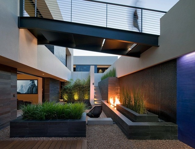 industrial decoration outdoor terrace