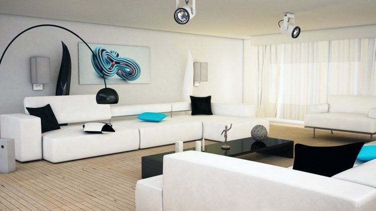 interior decoration living room white idea