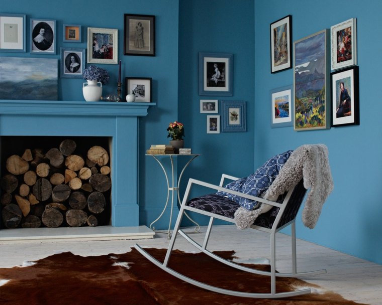 interior decoration lounges cool colors