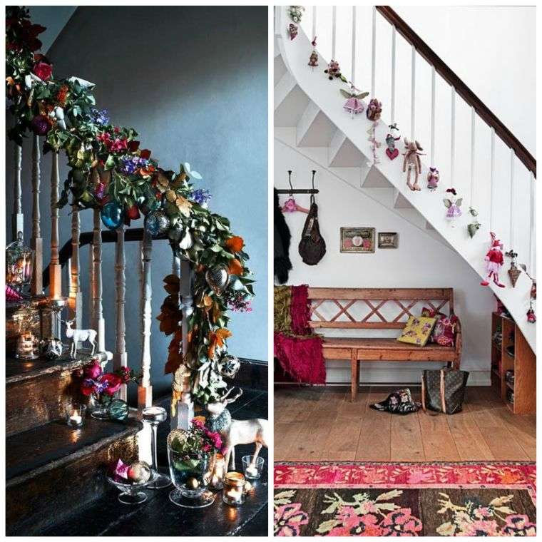 original decoration to make one's own idea christmas stairs