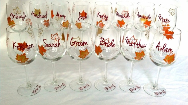 decoration glass wedding theme