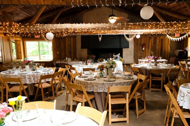 rustic deco rustic wedding room