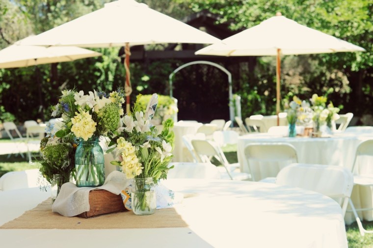 weddings'été chemins de table nature