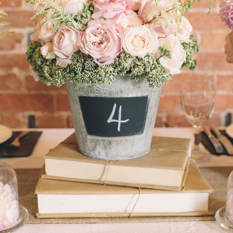 deco wedding vintage table idea