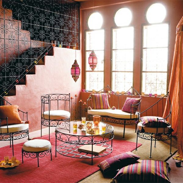 Moroccan decoration sumptuous colorful style