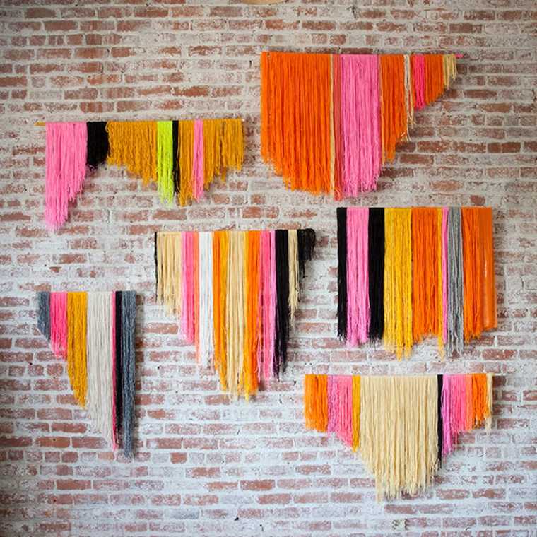 wall decoration hanging idea style boho chic fabric