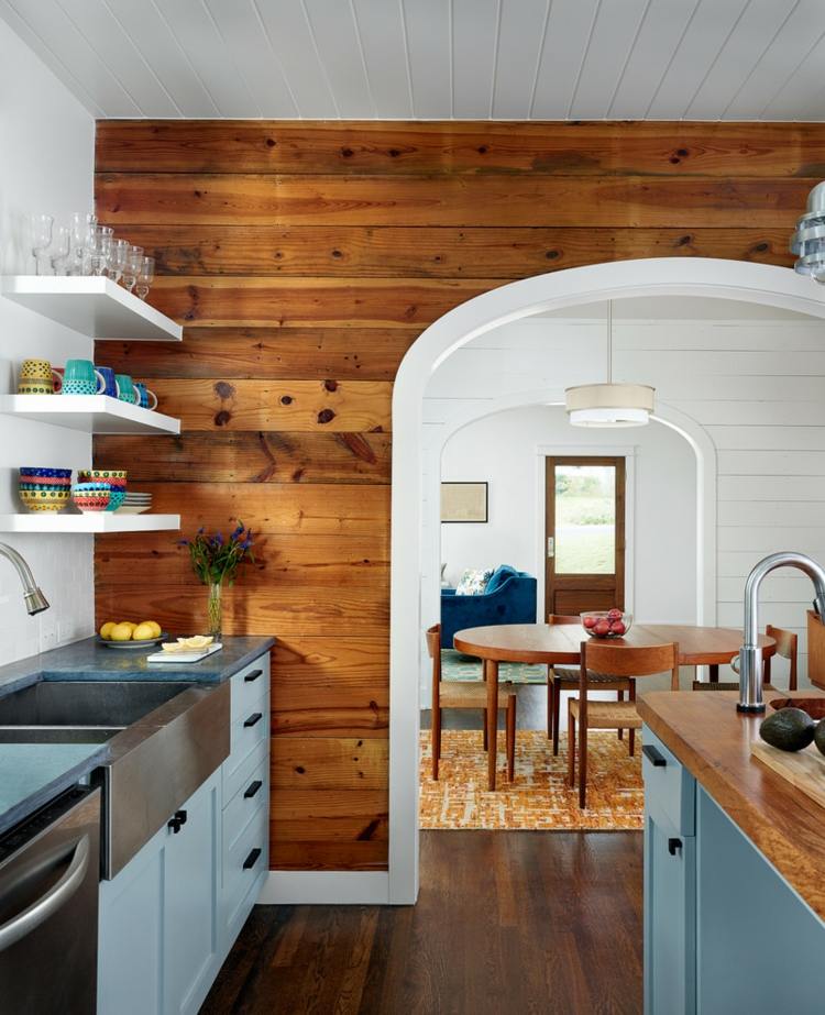 wood kitchen wall decoration